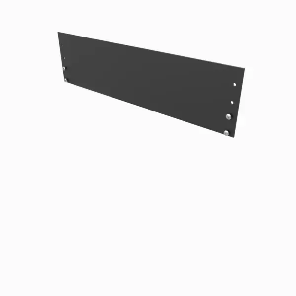 Jatoba angulo 16 - Montagewinkel 2HE Extension 19Zoll SD 490x125x3 mm