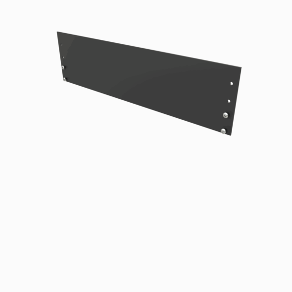 Jatoba angulo 16 - Montagewinkel 2HE Extension 19Zoll SD 490x125x3 mm