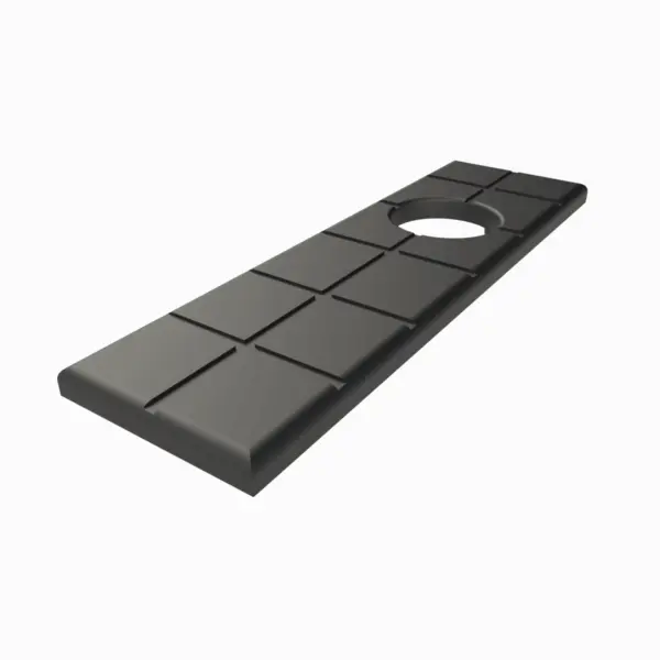 Aufbau Gummipuffer 125x36.5x5 mm