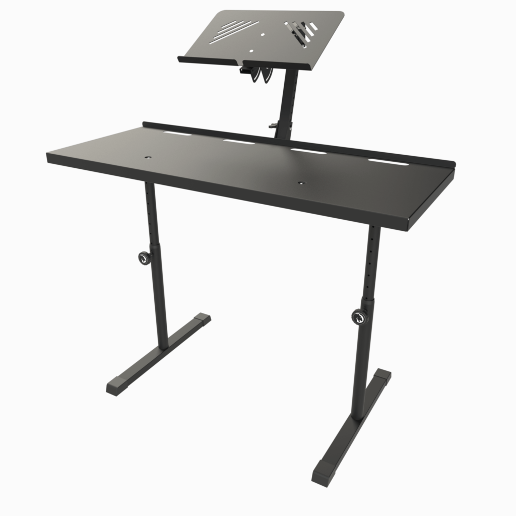 DJ-Table Socratea - Aluminium & Siebdruckplatte