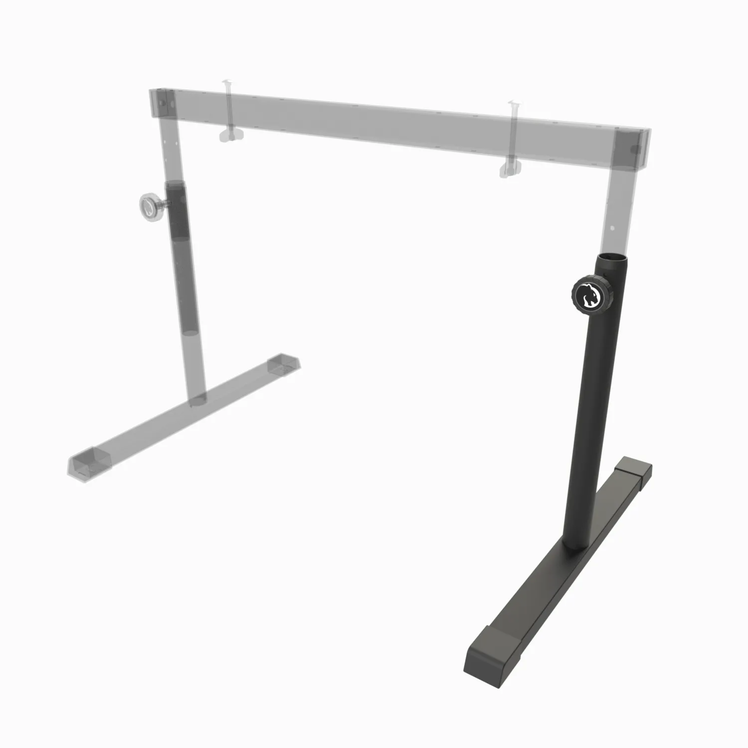 Schema eines Standfußes für einen Keyboard Stand