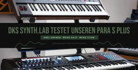 Banner für den Test vom Para S Plus beim DKS Synth.Lab